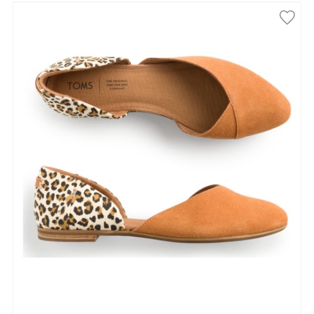 Toms Julie D’Orsay leopard flats